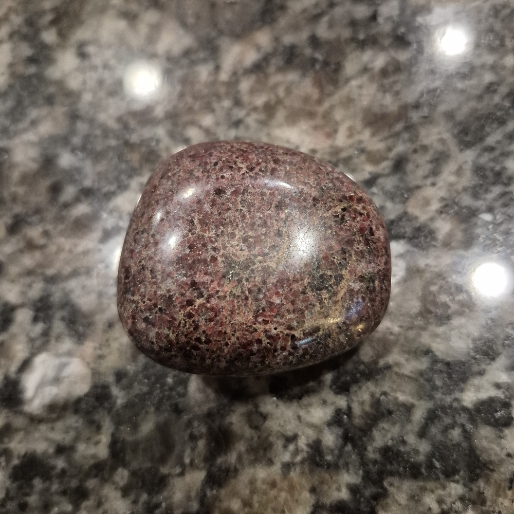 Natural Llanite Jasper Que Serra Palm Stone #7 New - Picture 5 of 6